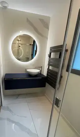pose de faïence salle de bain Arnage-3