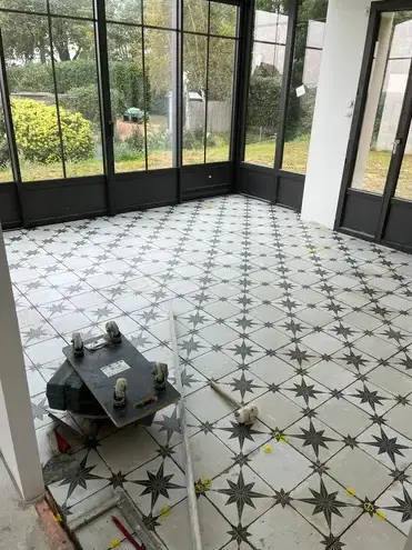 pose de tomettes à Arnage - image 2