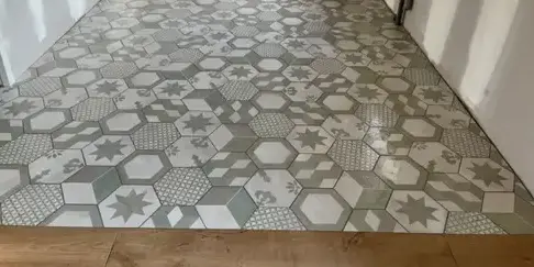 pose de tomettes La Bazoge-1